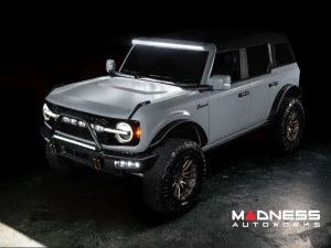 Ford Bronco Windshield Light Bar - Integrated Roof Light Bar System - Oracle - LED - Black